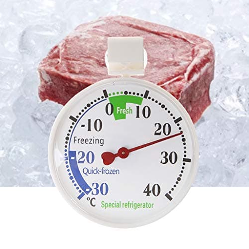 BIlinli Réfrigérateur Congélateur Thermomètre Réfrigérateur Jauge de température de réfrigération pour Environnement à Basse température Usage Domestique