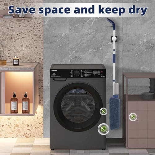 Spray Balai Vaporisateur,Balai Lave Sol avec Vaporise,Serpillere Microfibre avec 3 Tampons Lavables,Réservoir d'eau 500ml,1*Brosse et1*Porte Balai pour Bois Dur, marbre, stratifié, Vinyle, carrelage