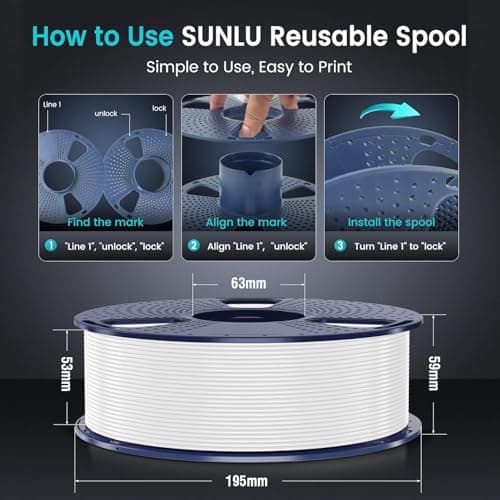 SUNLU Filament PLA+ 1,75 mm, filament PLA Plus pour imprimante 3D, plus résistant, Neatly Wound, 1 kg de filament PLA+ pour impression 3D, précision dimensionnelle +/- 0,02 mm, noir