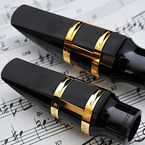3 Pièces Anches de Saxophone Alto 2.5 Anches de Saxophone Alto pour Débutants Saxophone Anche de Saxophone en Résine Noir