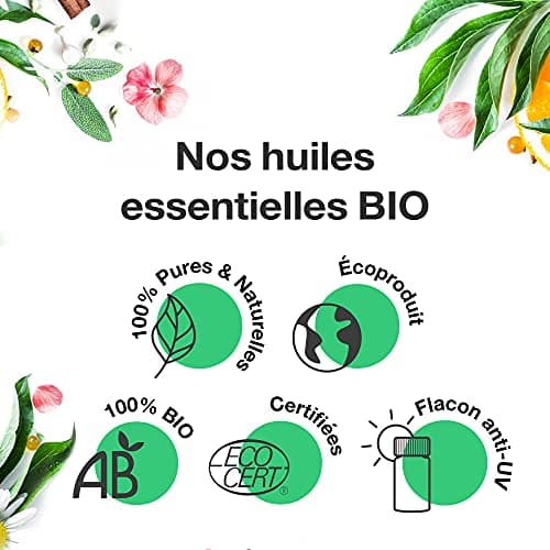 Voshuiles - Huile Essentielle Eucalyptus Citronné Bio 60ml - Parfum Frais - Réputé pour ses Nombreuses Vertus - Huiles Essentielles de Qualité - 100% Pure et Naturelle - HEBBD et Certifiée ECOCERT