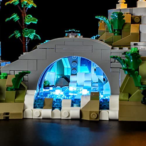 BRIKSMAX Kit d’éclairage à LED pour Lego Icons Le Seigneur des Anneaux : FONDCOMBE - Compatible with Lego 10316 Blocs de Construction Modèle- Pas inclure l’Ensemble Lego