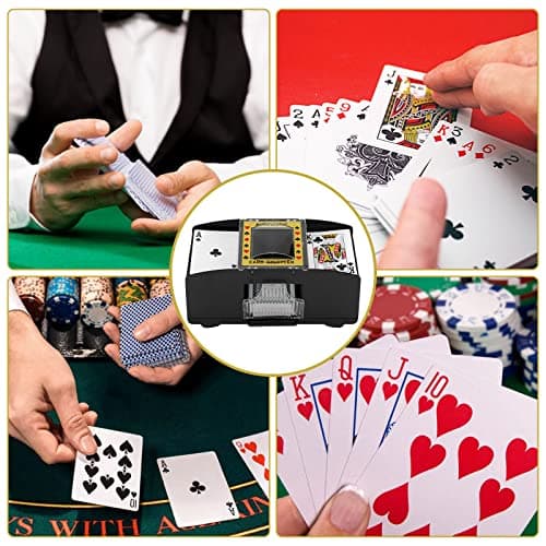 Mélangeur de cartes automatique, jeu de cartes de poker de casino électronique, fonctionnement à piles – Trieur de cartes de jeu de cartes