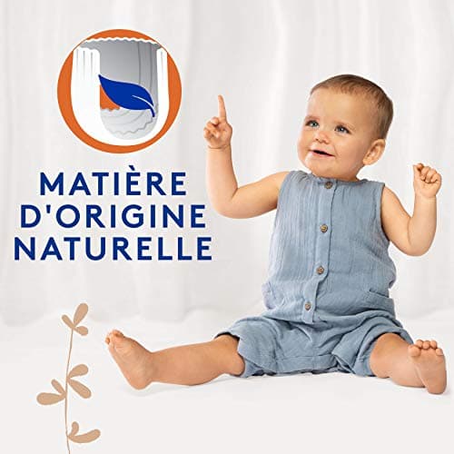 Lotus Baby Douceur Naturelle - Couches-culottes Bébé Taille 5 (enfant 12-20 kg) Pack 1 Mois - 120 Culottes