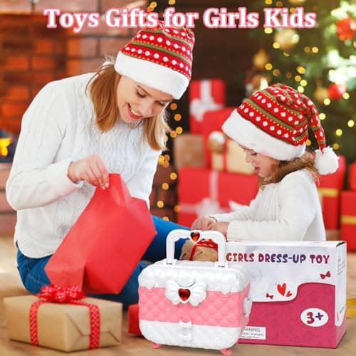 Aureyung Maquillage Enfant Fille, Lavable Malette Maquillage Enfant, Maquillage Fille, Jouet Fille 3 4 5 6 7 8 9 10 Ans Jeux Fille, Idée Cadeau Fille 3-12 Ans