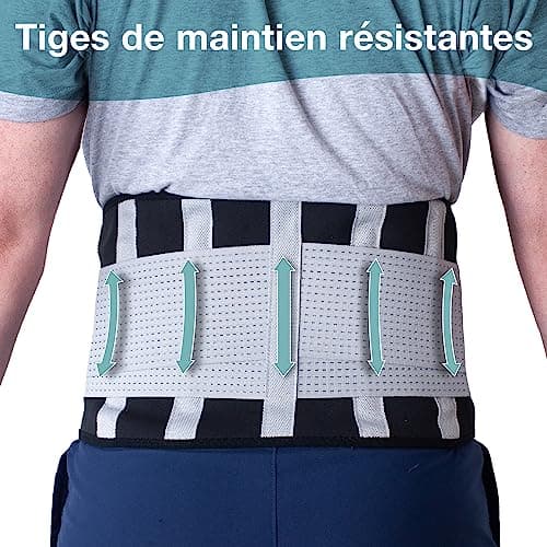 Ceinture lombaire, la seule ceinture certifiée par la UK National Back Pain Association, soulagement des lombaires inférieurs (S)