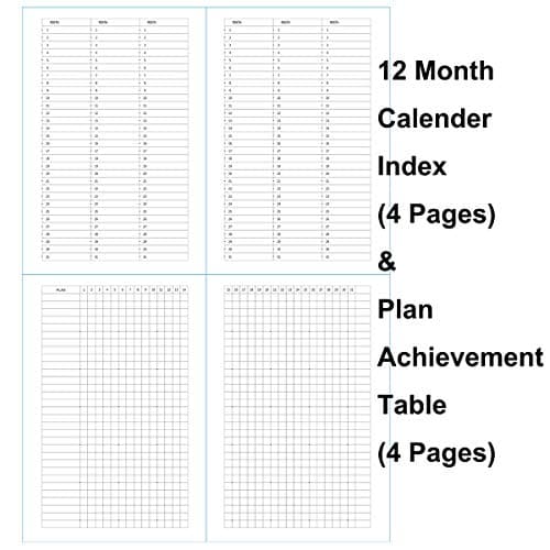 Guissi Carnet de notes classique à grille pointillée - Couverture rigide - Format A5-100 g/m2 - Papier épais sans acide - Avec fine poche intérieure en similicuir - Fournitures de bureau et