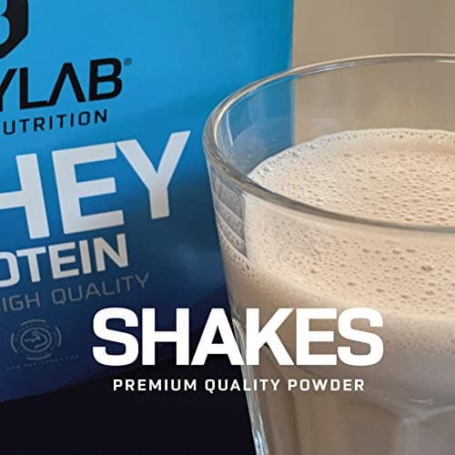 Bodylab24 Whey Protein Powder Noix de coco 1kg, pour des muscles plus forts, protéine de lactosérum peut favoriser la construction musculaire, avec 80% de protéines, sans aspartame