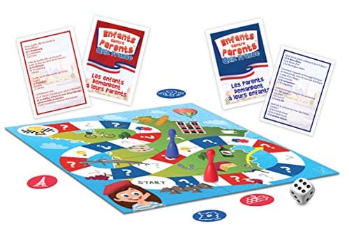 KANGUR Jeu de Plateau Quiz Que Savez-Vous de la France Jeu Éducatif Familial Jeux de Société pour Enfants Enfants Contre Parents Quiz France | dès 8 Ans