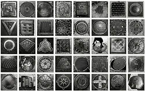 Fotografenverlag GULLYDECKEL Plaques d'égout – Jeu de mémoire
