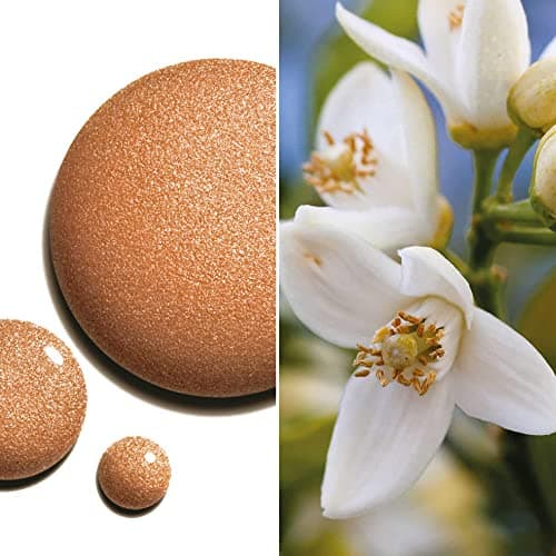 Senso Naturale Bronze Gold Huile Bronzante Corps Solide Illuminatrice Crème pour le Corps Hydratante aux Paillettes Nourrissante et Parfumée pour les Femmes Néroli Crème de bronzage Vitamine E, Karité