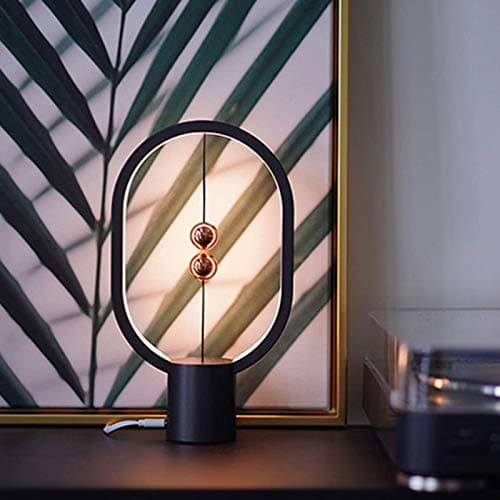 Hztyyier Lampe de Bureau LED pour ChambreMaison, Bureau, Balance Lamp Office Supplies, Touch Dimmer Balance Magnetic Lamps Lampe de Table LED24.8 * 14 * 5.5CM Office Supplies