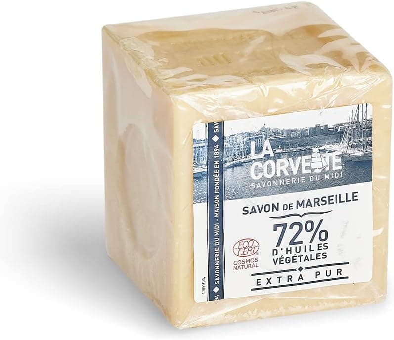 Cube de Savon de Marseille Extra Pur - Film - 500g - COSMOS NATURAL (Lot de 2)