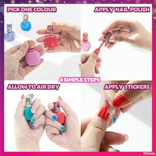 Disney Princess Maquillage pour Enfants | Kit Comprenant Brillant à Lèvres, Vernis à Ongles et Plus Encore | Cadeaux pour Les 3+ par Townley Girl