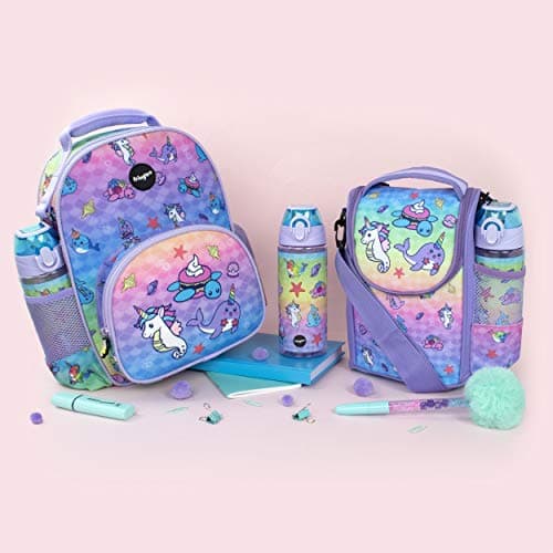 fringoo Gourde Enfant Haute Qualité Bouteille avec Paille 100% sans Bisphénol A pour l'école ou pour le sport | Pour Garçons et Filles| École Primaire | Fourniture Scolaire - 600 ml/20Oz