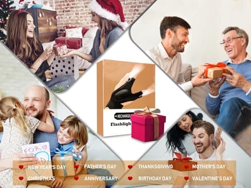 LANANUVO Gants Pêche LED USB Rechargeable Lumières Étanches, Cadeau Homme, Idee Cadeau Homme Noel, Gants de Travail sans Doigts Lumière Puissante, Cadeau Papa d'anniversaire, Gadget Insolite Utile