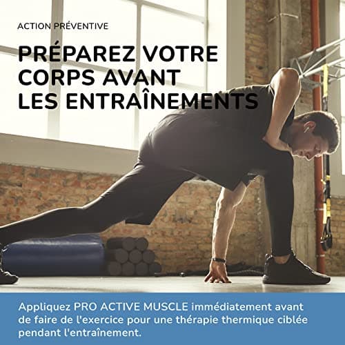 nation of strong Pro Active Muscle Gel | Crème Chauffante Musculaire | Pommade Chauffante pour Les Douleurs Articulaires & Courbatures | Creme Chauffante Sport | Pommade Chauffante Musculaire | 500 ml