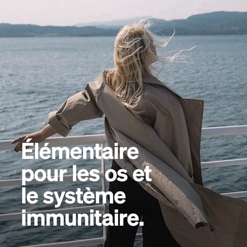 Vitamines D3 et K2 – MK-7 all-trans > 99,7% et vitamine D3 2000 U.I. – 240 comprimés – hautement dosé, haute biodisponibilité – sans additifs inutiles