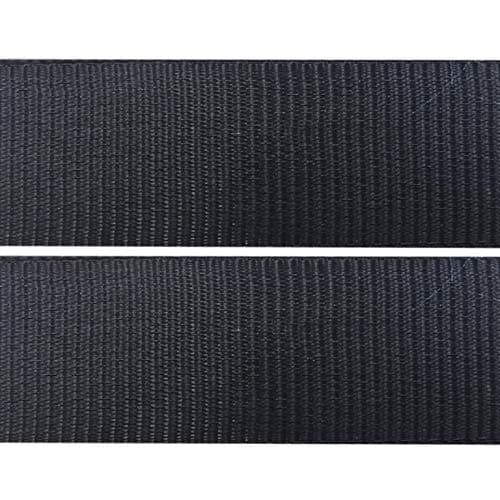Perlin - Ruban gros-grain noir de 20 m de long - 10 mm de long - Pour le scrapbooking, la décoration, les bijoux