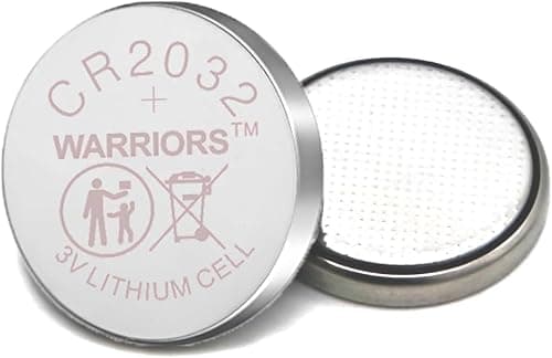 Warriors 10X Pile Piles 2032 CR2032 Bouton 3V,Emballage à l'épreuve des Enfants, pour appareils Smart Home, clés de Voiture (10 Pack)