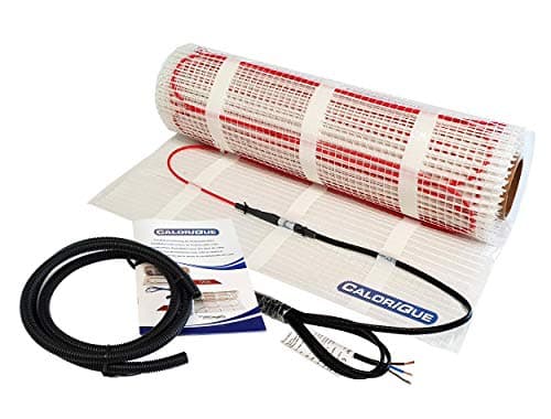 Tapis de câbles chauffants électriques Calorique - 2,0 m2 - Chauffage au sol électrique efficace 100 W/m2- Technologie TWIN - [A +++]
