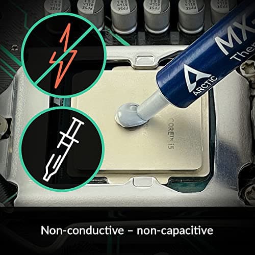 ARCTIC MX-4 (Spatule INCL, 4 g) - Pâte Thermique de Haute Performance pour Tous Les processeurs (CPU, GPU - PC, PS4, Xbox), conductivité Thermique très élevée, Longue durée de Vie, Application sûre