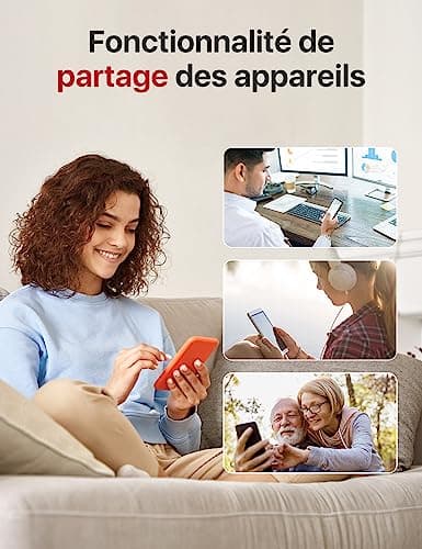 X-Sense WiFi Thermomètre Hygromètre Intérieur, Smart Moniteur de la Température et de l'Humidité avec Alertes sur l'App, Exportation Gratuite des Données Stockées, Compatible avec Alexa, STH55