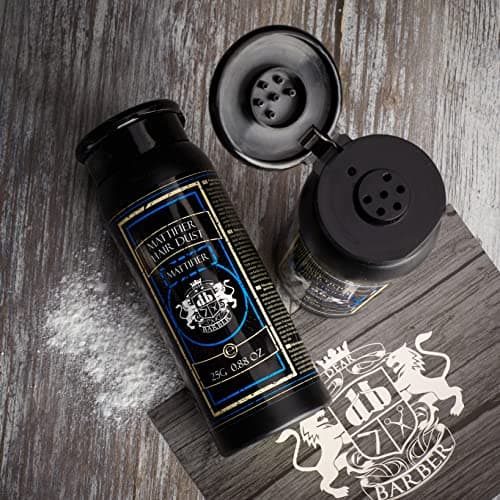 Dear Barber Poudre Coiffante Matifiante, Poudre Texturisante Mate pour une Augmentation du Volume, 25g.