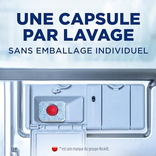 Finish Pastilles Lave-Vaisselle Powerball Comprimé Sans parfum All in One Max - 100 Tablettes Lave-Vaisselle