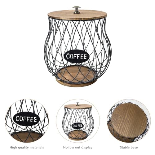 QUTHZZHY Support pour capsules de café, porte-dosettes de café, porte-verres K, dosettes d'expresso