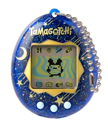 Bandai - Tamagotchi - Tamagotchi Original - Starry Night - Animal électronique virtuel avec écran Couleur, 3 Boutons et Jeux - Jouet Animal interactif en Français - Jouet Enfant 8 Ans et + - 42970