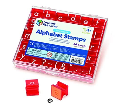 Learning Resources Tampons de l’alphabet en minuscules