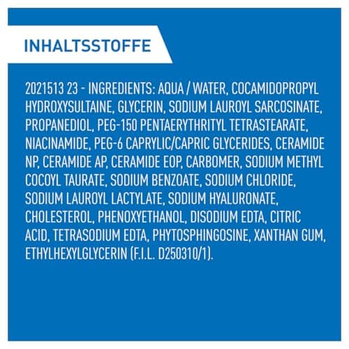 CeraVe - Gel Moussant - Nettoie & Elimine l'Excès de Sébum Sans Altérer la Barrière Cutanée - Acide Hyaluronique, Céramides & Niacinamide - Peau Normales à Grasses - 562 ml