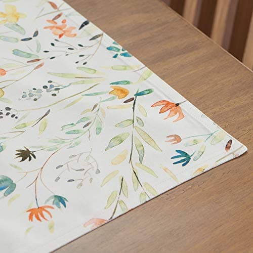 Maison d' Hermine Colmar Lot de 4 Sets de Table 100% Coton pour la Table à Manger, la Cuisine, Les Mariages, la Vie Quotidienne, Les dîners, Le Printemps/été (33cm x 48cm)