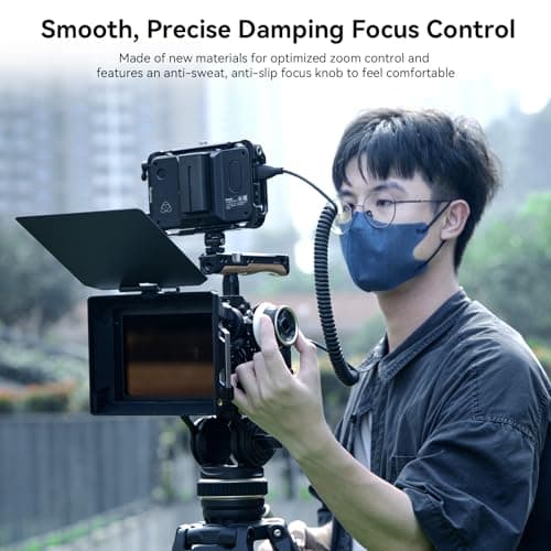 SMALLRIG Mini Follow Focus Zoom Control pour Appareils Photo Reflex Numériques/sans Miroir, Compatible avec Différentes Tailles d'Objectif - 3010C