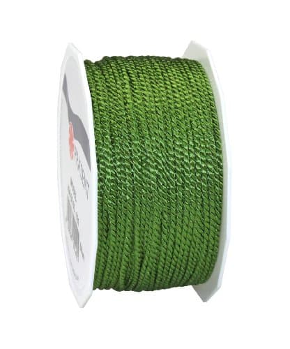 C.E. Pattberg MOSEL Ficelle vert mousse, 50 m de Cordelette Tissée, Largeur 2 mm, Accessoire pour Décoration, Bricolage, Travaux Manuels et Emballage Cadeau