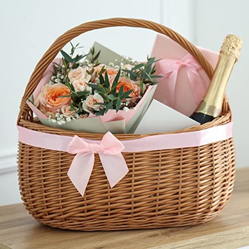 ASTARON Rose ruban robe de mariée bouquet bricolage artisanat 1 pouce, ruban de couleur solide tissu ruban cadeau emballage cadeau de Noël noeud papillon Bun ruban décoration