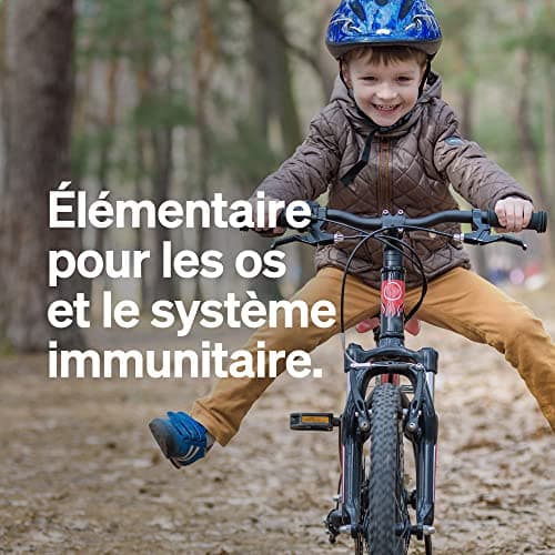Gommes KIDS aux vitamine D3 et K2 – 120 Gummies – goût tropical – végane, sans sucre, dosage adapté aux enfants – produit et contrôlé en laboratoire en Allemagne