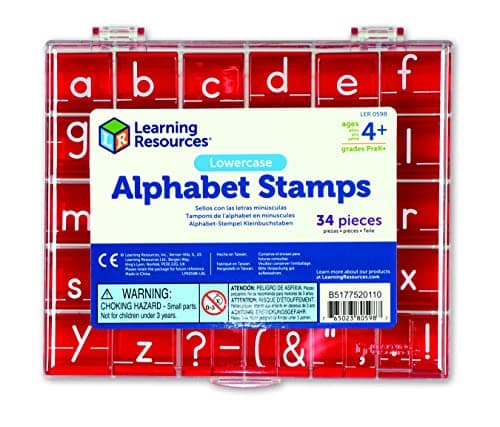 Learning Resources Tampons de l’alphabet en minuscules