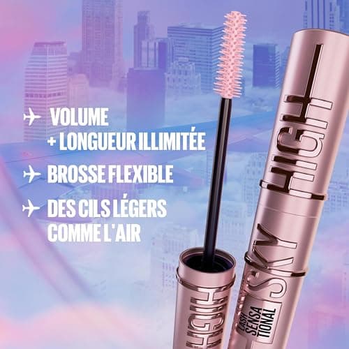 Maybelline New-York - Mascara Volume & Longueur - Sky High - Teinte : Burgundy Haze - 7,2 ml