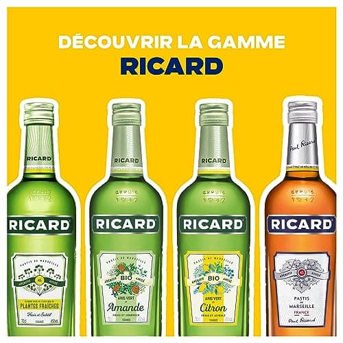 Coffret RICARD Pastis de Marseille Années 50 Apéritif anisé - 45%, 70cl