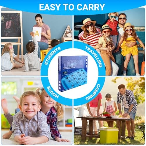 Darryy Echec Mmagnetique, Jeu Echec Magnetique Contient 30 Pièces, Échiquier Magnétique, Magnetic Jeu, Jeux Parents-Enfants, Jeux familiaux, Jeux de Société