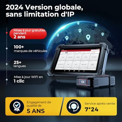 LAUNCH X431 PRO DYNO OBD2 Valise Diagnostic Auto avec Codage ECU 38+ Services Contrôle Bi-directionnel Outil de Scan OEM Tous Systèmes, CANFD&DOIP, AutoAuth pour FCA SGW, 2 Ans de Mise à Jour Gratuite