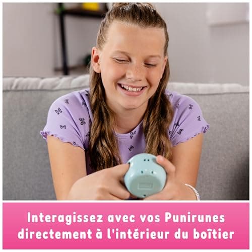 Punirunes - Animaux Interactifs - Jeu Pour Enfant Tactile avec Animaux Digitaux - 55 Animaux Interactifs À Collectionner - Jeu Enfant Boîtier Réaction Sonore - Jouet Enfant 5 Ans et +