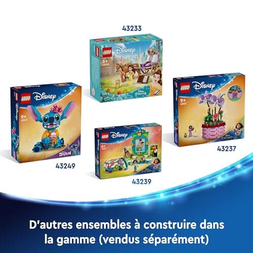 LEGO ǀ Disney Encanto Le Cadre Photo et la Boîte à Bijoux de Mirabel, Set de Construction pour Enfants, Bracelet à Porter, Figurine de Mirabel Madrigal, Cadeau pour Filles et Garçons Dès 6 Ans 43239