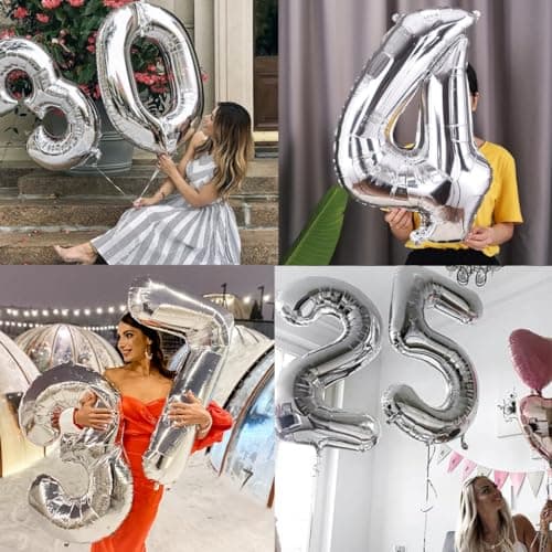 15 ans Décoration anniversaire argent, Décoration anniversaire 15 ans argent, Ballon 15 argent Décoration anniversaire fille, Ballon argent 15 ans anniversaire Décoration garçon fille