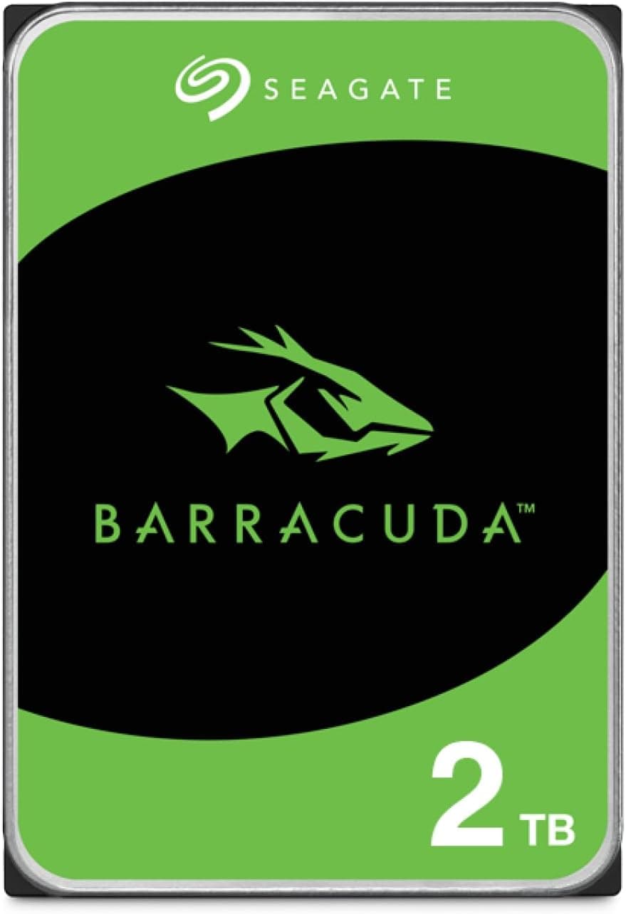 Seagate 2ToBarraCuda Disque Dur Interne | SATA 6 Gb/s (ST2000DMZ08)