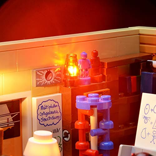 BRIKSMAX Kit de LED pour La théorie du Big Bang, Compatible avec la Maquette Lego 21302, La Maquette de Construction n'est Pas Incluse