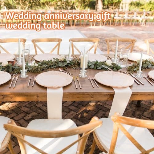 Lot de 8 Bougeoir Verre pour Bougies Bâtons, Chandelier Bougeoir Transparents pour Centre de Table Mariage,Élégants Chandeliers pour Table décorations