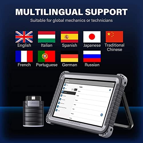 TOPDON Phoenix Plus Valise Diagnostic Auto Multimarque, Scanner de Diagnostic bidirectionnel avec Carte topologique, IMMO, Système Complet OEM, 41+ Service, AutoAuth pour FCA SGW, Fonction V.A.G.